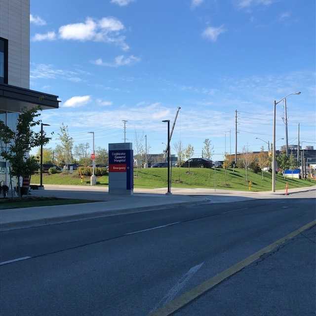 West entrance off Humber College Blvd. to Emergency